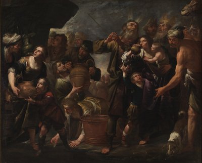 Moses Drawing Water from the Rock by Gioacchino Assereto