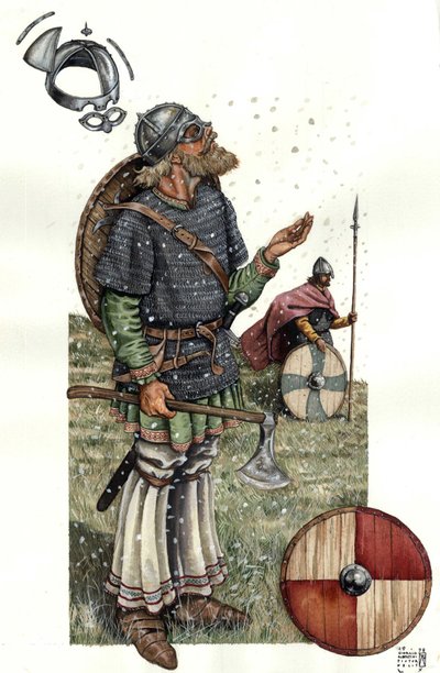 Middle Ages: Viking Warrior of the 9th Century by Giorgio Albertini