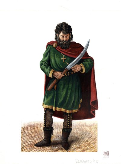 Middle Ages: Soldier of the Varangian Guard, Elite Corps of the Byzantine Army by Giorgio Albertini
