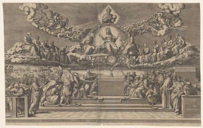 Dispute Over the Holy Sacrament by Giorgio Ghisi