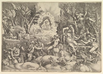 The Death of Procris by Giorgio Ghisi