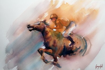Galloping Racehorse Action by Giorgio Gosti