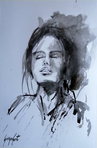 Serene Woman Portrait by Giorgio Gosti