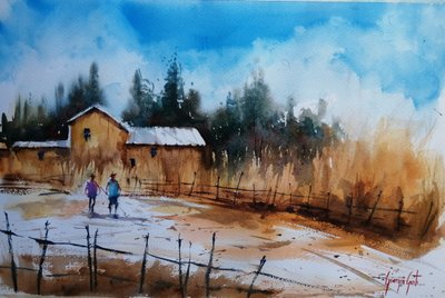 Countryside Landscape 15 by Giorgio Gosti