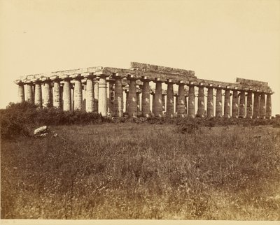 Basilica, Paestum by Giorgio Sommer