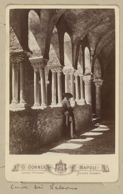 Cava de’ Tirreni: A Monk from the Abbey of the Holy Trinity by Giorgio Sommer
