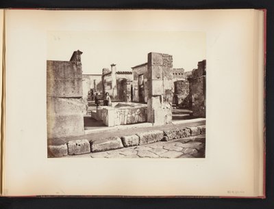 View of the Ruins of the Casa di Salustio in Pompeii, Italy by Giorgio Sommer