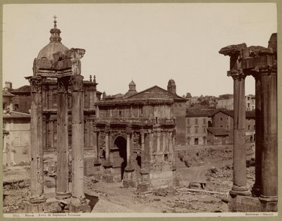Rome - Arch of Septimius Severus by Giorgio Sommer
