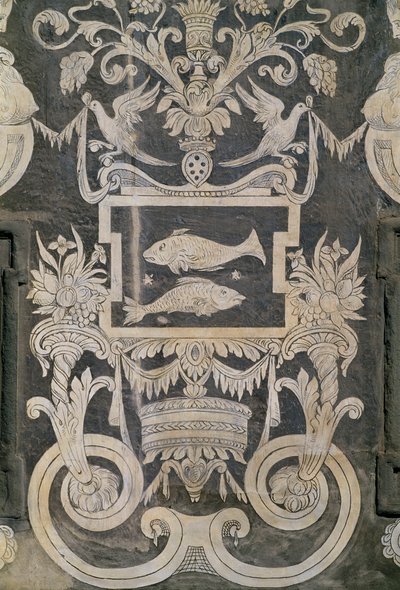 Allegorical figures and zodiacal signs by Giorgio Vasari