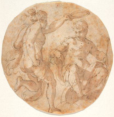 Florentia Crowning Cosimo I Enthroned on Clouds by Giorgio Vasari