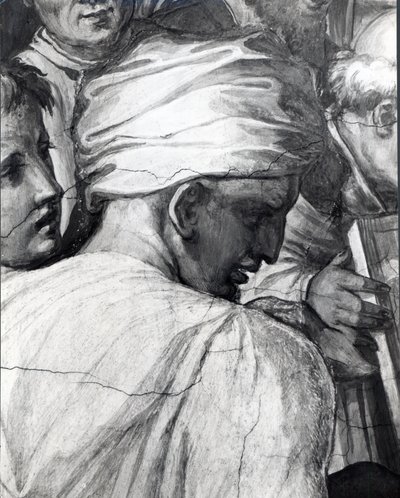 Portrait of Luca della Robbia in the Sala di Cosimo il Vecchio by Giorgio Vasari