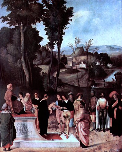 Moses Undergoing Trial by Fire by Giorgione