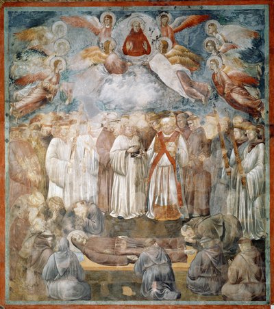 The Funeral of Saint Francis of Assisi and the Verification of Stigmas by Giotto (c.1266 1337)