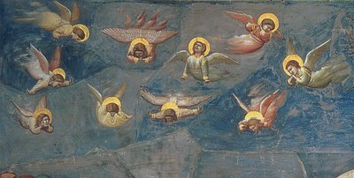 The Lamentation of Christ (detail) by Giotto di Bondone