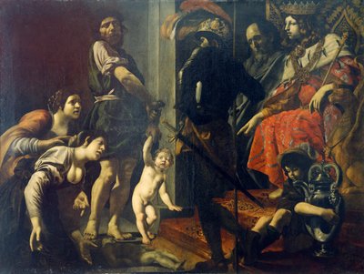 Judgment of Solomon by Giovanni Battista Caracciolo by Giovanni Battista Caracciolo