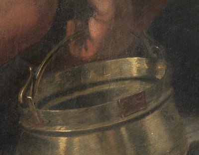 Crucifixion (detail) by Giovanni (fl.1537 d.c.1570) Fratino
