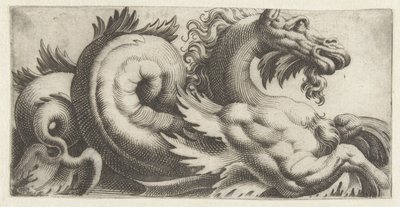 Seahorse with Leaf-shaped Fins and a Beard by Giovanni Andrea Maglioli