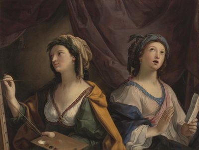 Allegory of Painting and Music by Giovanni Andrea Sirani