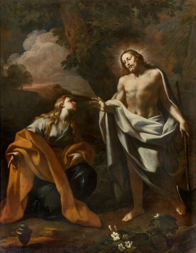 Chapel of the SS Sacrament, First span north side, Noli me tangere, Giovanni Angelo Borroni, Apparition of Christ to the Magdalene 1750 by Giovanni Angelo Borroni