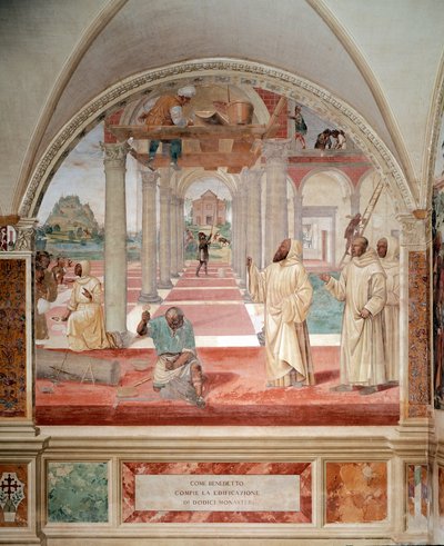 Benedict Built Twelve Monasteries by Giovanni Antonio Bazzi Sodoma
