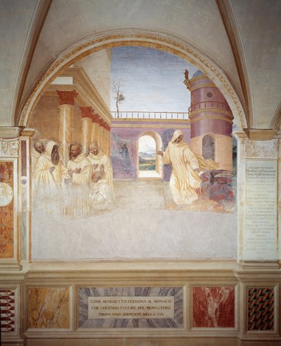 Benedict Forgives the Monk Who Found a Snake on His Way by Giovanni Antonio Bazzi Sodoma