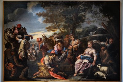 Laban Looks for the Idols Hidden by Rachel, Early 18th Century by Giovanni Antonio De (1671–1751) Pieri