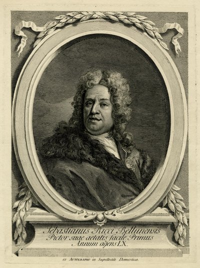 Sebastianus Ricci Bellunensis (circa 1720-1770) by Giovanni Antonio Faldoni