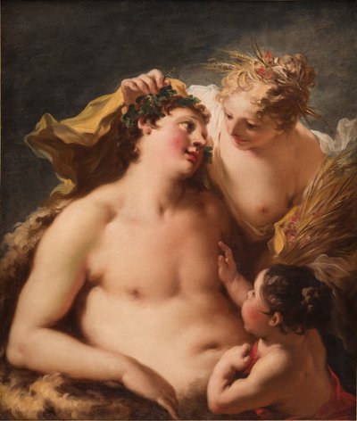 Ceres, Bacchus and Cupid by Giovanni Antonio Pellegrini