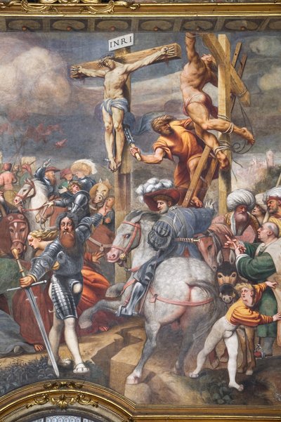 Crucifixion (detail) by Giovanni Antonio Pordenone