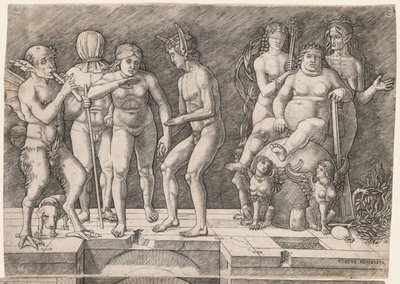 Allegory of the Fall of Ignorant Humanity: Virtus Combusta by Giovanni Antonio da Brescia