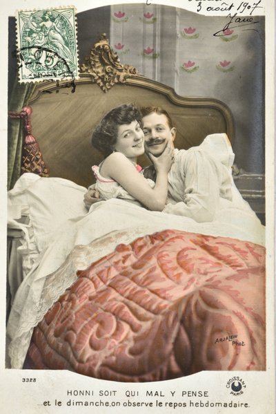 Postcard: Sunday rest weekly - date 1907 by Phillipe de Marlier