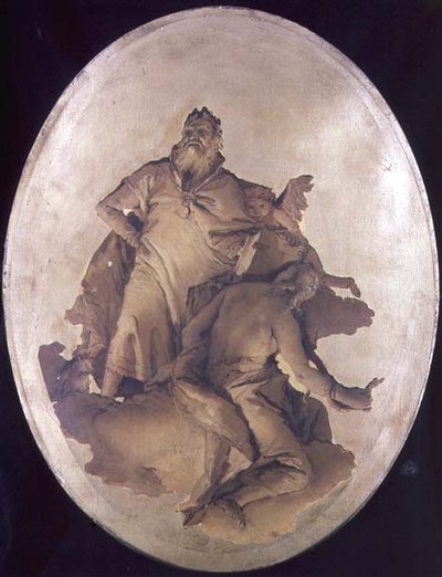 Allegory of Merit and Prudence by Giovanni Battista Tiepolo