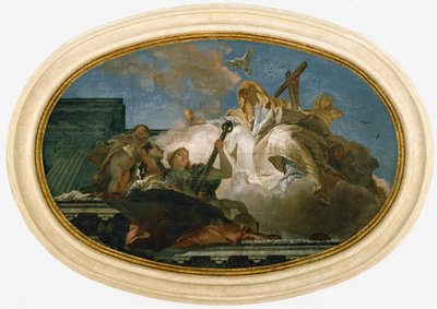 Allegory of Spes, Fides, Caritas by Giovanni Battista (1696-1770) Tiepolo