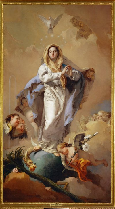 The Immaculate Conception by Giovanni Battista (1696-1770) Tiepolo