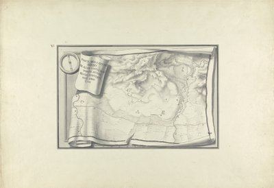 Plan of the Ruins at Sardis with Vestiges of Ancient Buildings Still Existing in 1750, c.1750 by Giovanni Battista Borra