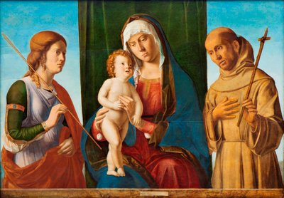 Madonna and Child Between Saints Ursula and Francis of Assisi by Giovanni Battista Cima da Conegliano