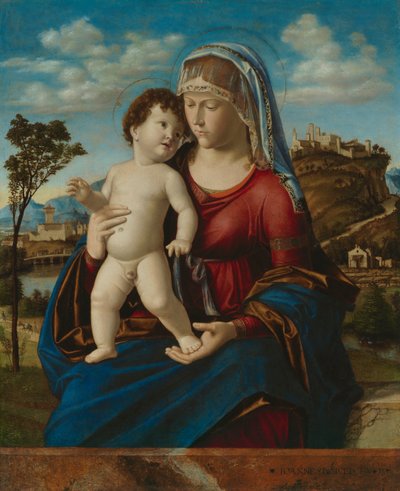 Madonna and Child in a Landscape, c.1496-99 by Giovanni Battista Cima da Conegliano