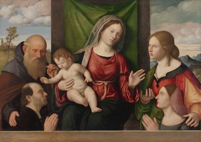 Virgin and Child with Saints and Donors by Giovanni Battista Cima da Conegliano