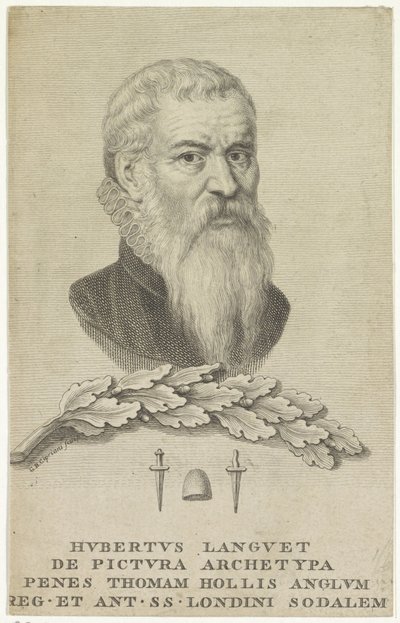 Portrait of Diplomat Hubert Languet by Giovanni Battista Cipriani