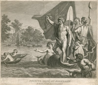 Regatta Ball at Ranelagh Gardens, Millbank, London, 23 June 1775 by Giovanni Battista Cipriani