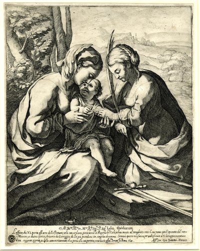 The Mystic Marriage of St Catherine by Giovanni Battista Mercati
