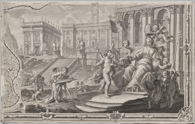 Nuova pianta di Roma by Giambattista Nolli, 1748, known as La Pianta Grande di Roma by Giovanni Battista Nolli