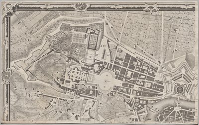 Nuova pianta di Roma by Giambattista Nolli, 1748, known as La Pianta Grande di Roma by Giovanni Battista Nolli
