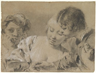 Feeding the Dog by Giovanni Battista Piazzetta