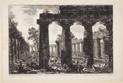 Another view of the pronaos façade drawn and described in Plate V [...] by Giovanni Battista Piranesi