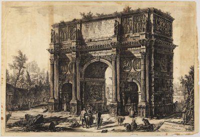 Arch of Constantine by Giovanni Battista Piranesi