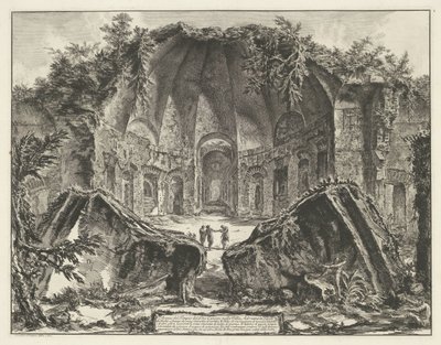 Canopus in the Villa Adriana in Tivoli by Giovanni Battista Piranesi