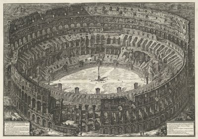 Colosseum in Rome (series title: Views of Rome) by Giovanni Battista Piranesi