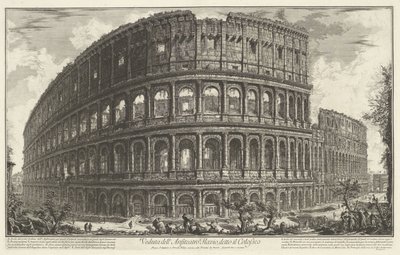 Colosseum in Rome by Giovanni Battista Piranesi