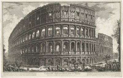 Colosseum in Rome by Giovanni Battista Piranesi
